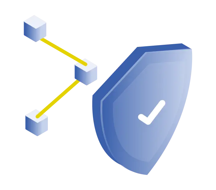 Ongewenst netwerkverkeer wordt door de DDoS-beveiliging gefilterd